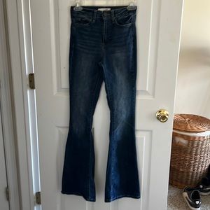 Junior high rise flare jeans